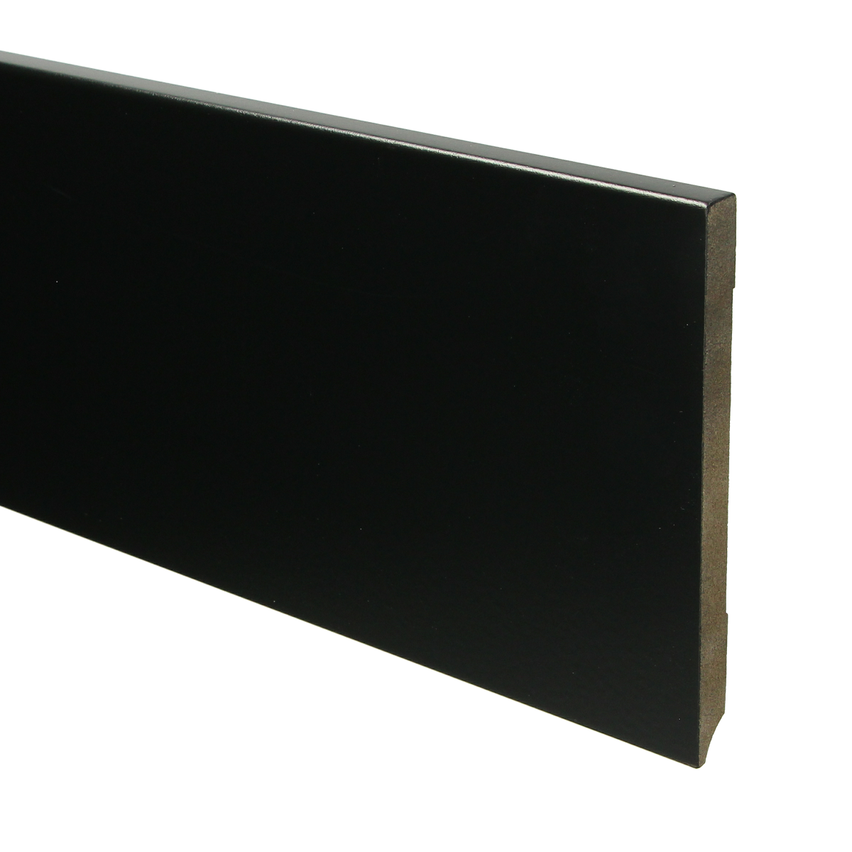 MDF Moderne Plint 150x12 RAL 9005 Zwart 15942