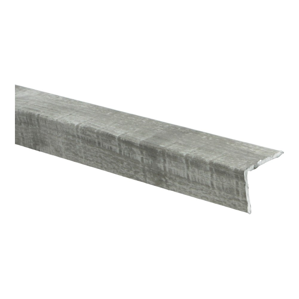 Duo-hoeklijnprofiel Eik Grijs Met Zaagsnede 67157
