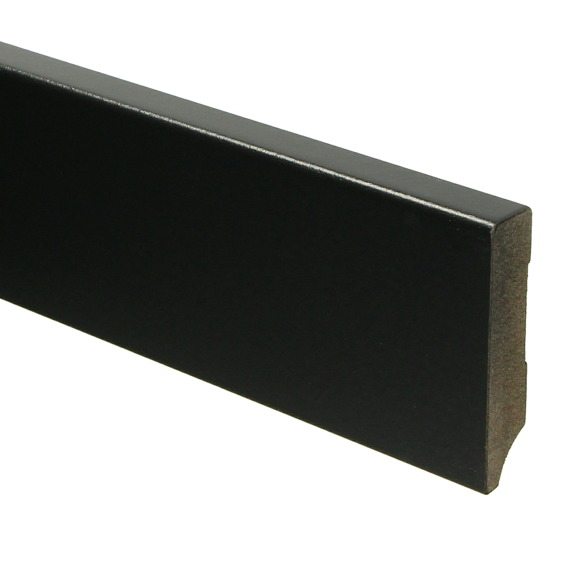 MDF Moderne Plint 70x15 RAL 9005 Zwart 15939