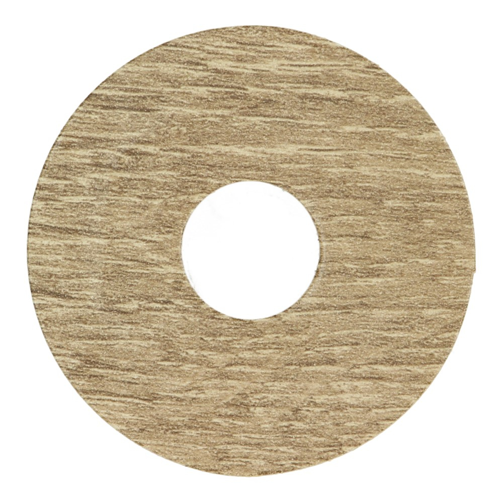 Rozet 17mm Licht Eiken Geolied (10 st.) 24166