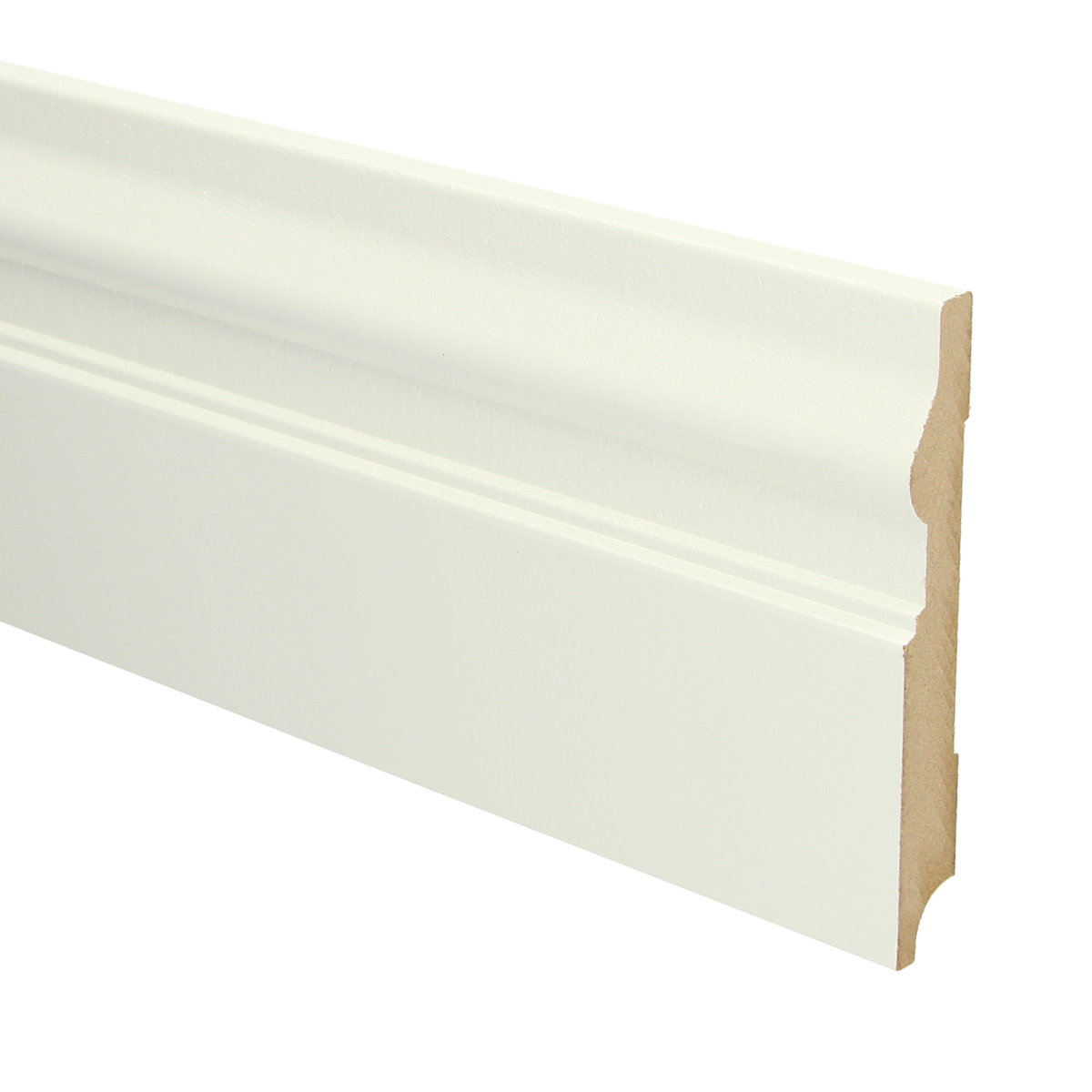 MDF Renaissance Plint 120x15 RAL 9010 Zuiver Wit 16066