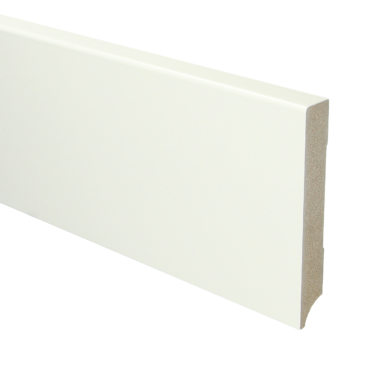 MDF Moderne Plint 120x18 RAL 9016 Verkeerswit 15964