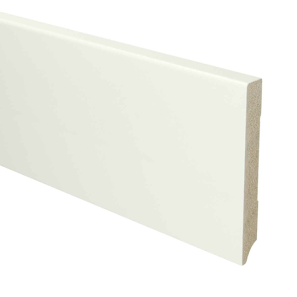 MDF Moderne Plint 120x15 RAL 9016 Verkeerswit 15953