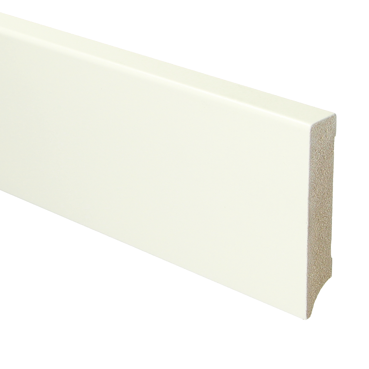 MDF Moderne Plint 90x18 RAL 9010 Zuiver Wit 16041