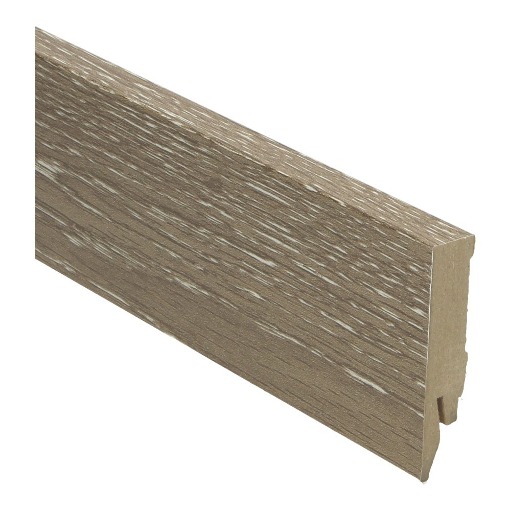 Rechte Folieplint Eiken Geschraapt Grijs 27125