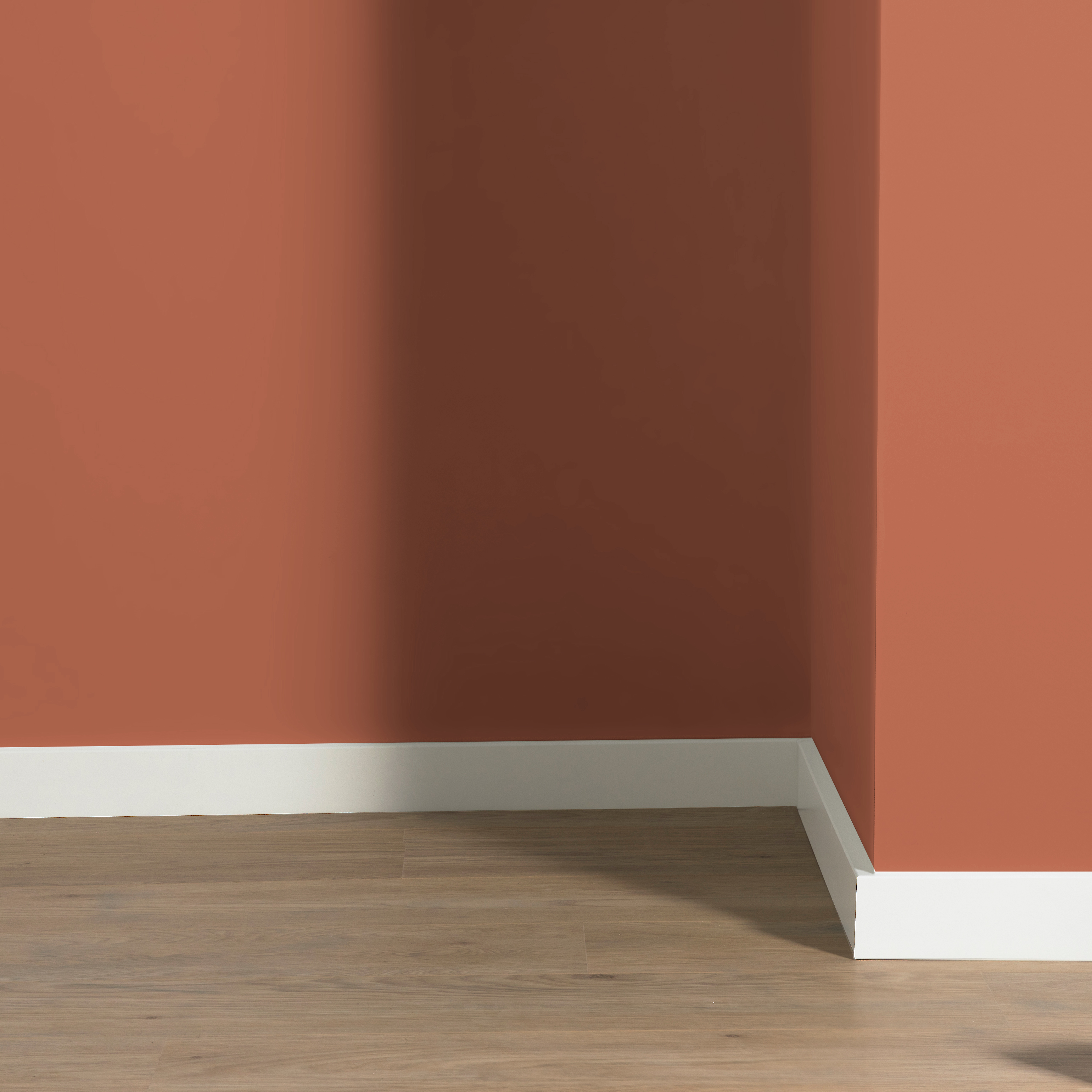 MDF Moderne Plint 120x12 RAL 9016 Verkeerswit 15950