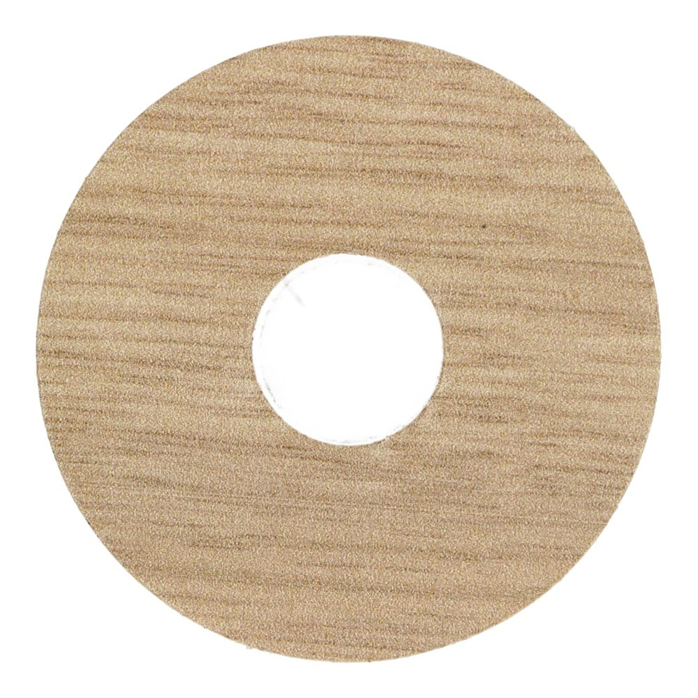 Rozet 17mm Licht Geborsteld Eiken (10 st.) 24104