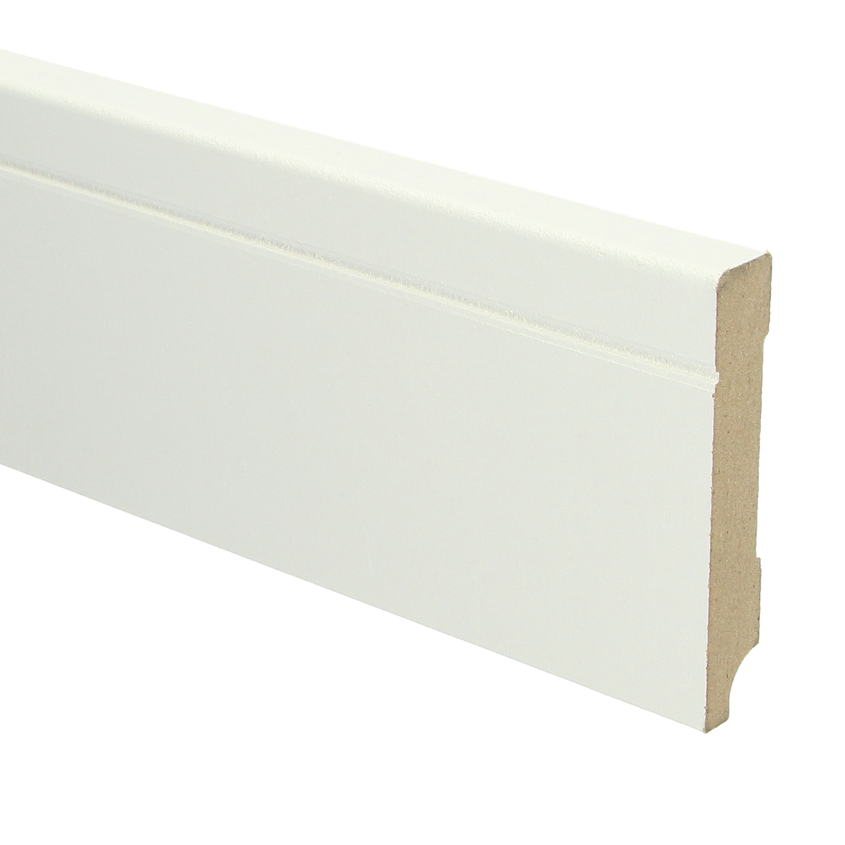 MDF Tijdloze Plint 90x15 RAL 9010 Zuiver Wit 16093