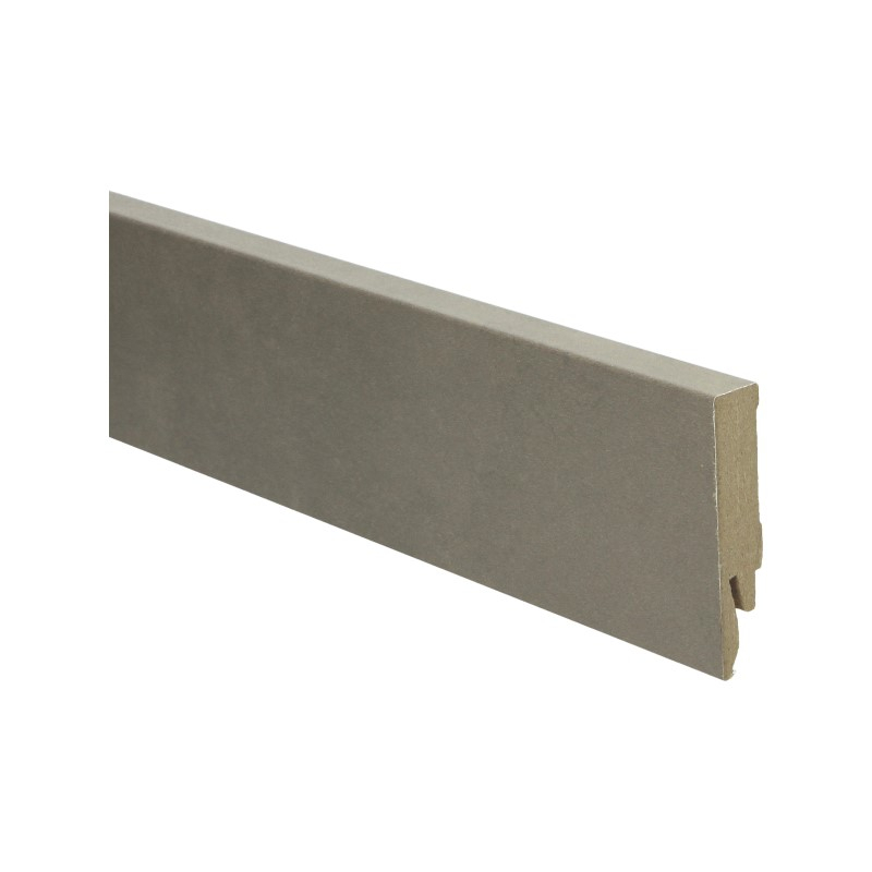 Rechte Folieplint Beige Beton Donker 23237