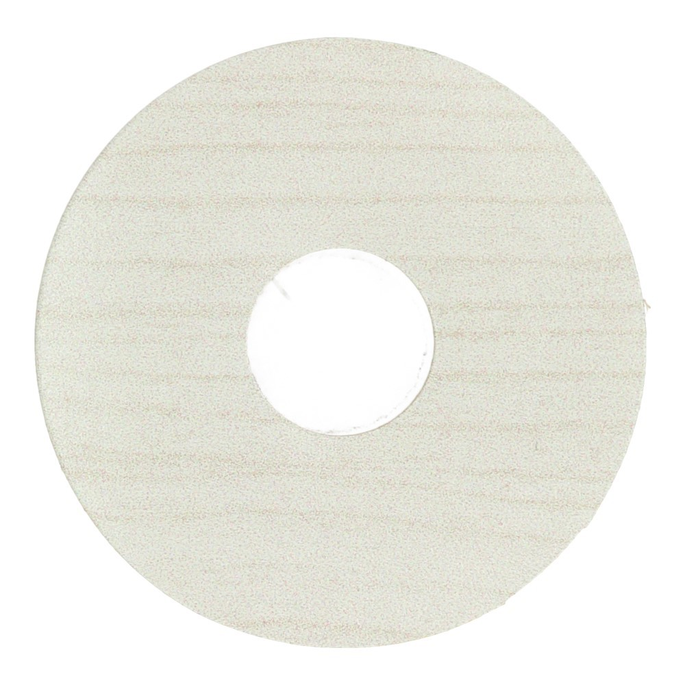 Rozet 17mm Elzen Wit (10 st.) 24062