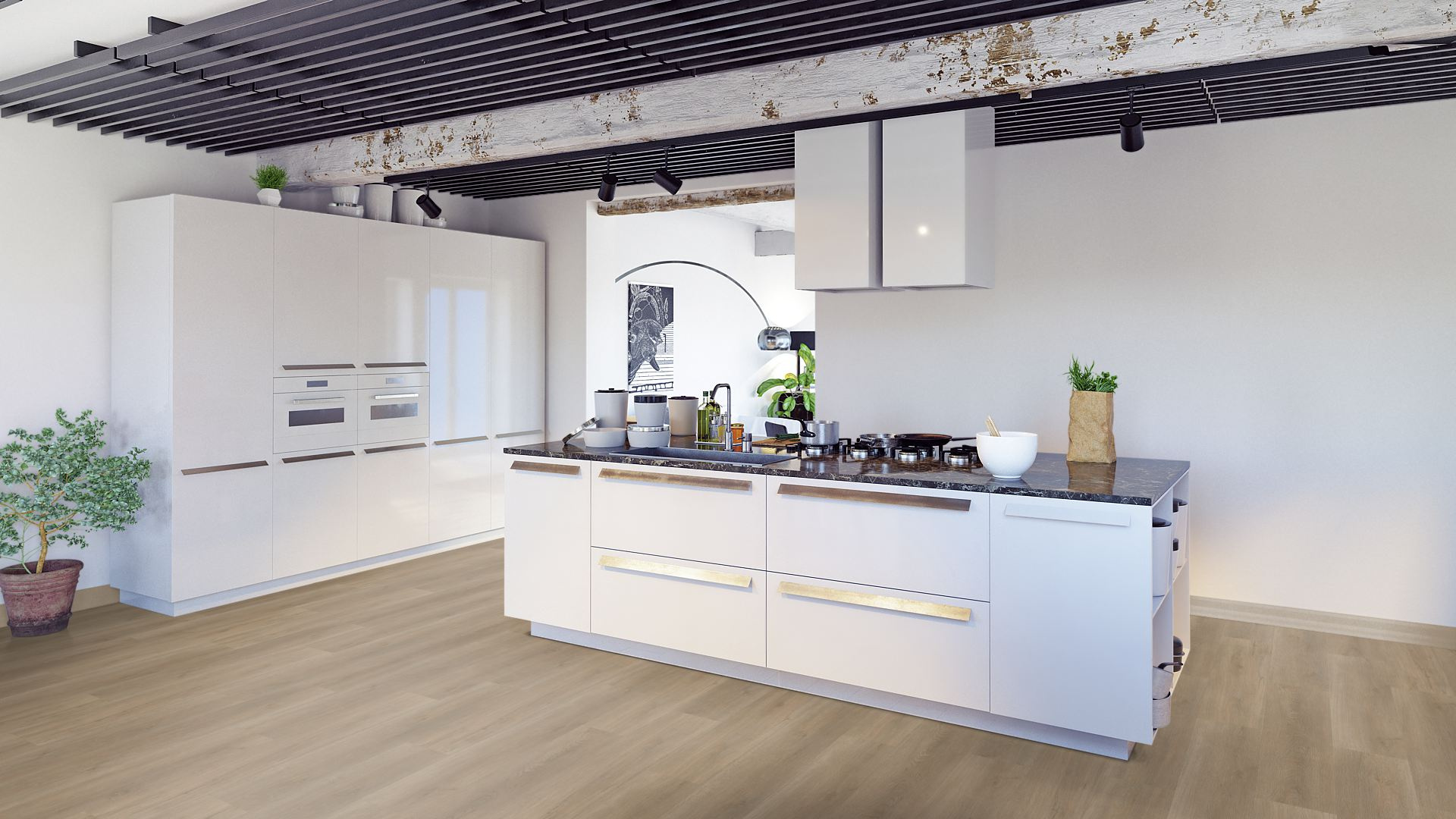 Luxury Floors Plank XL Klik Herlinge Eik 