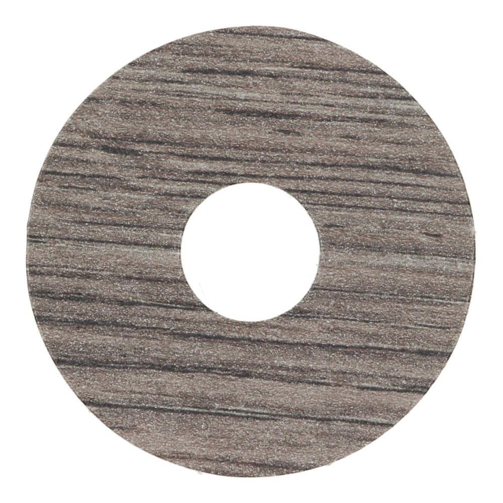 Rozet 17mm Eiken Zilvergrijs (10 st.) 24162