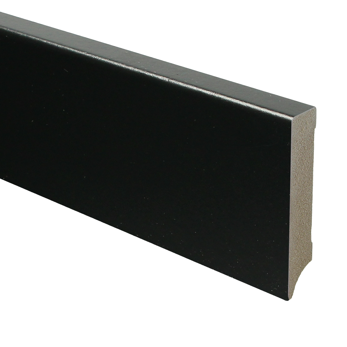MDF Moderne Plint 90x18 RAL 9005 Zwart 15945