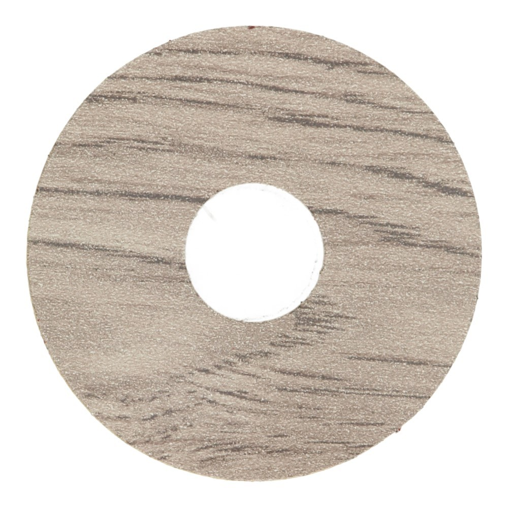 Rozet 17mm Eiken Wit Gerookt Mat (10 st.) 24131