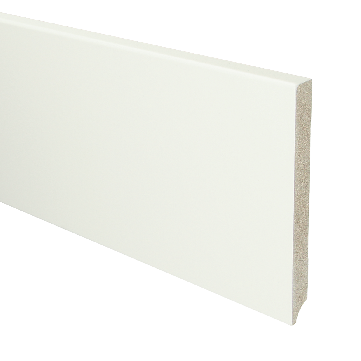 MDF Moderne Plint 150x15 RAL 9016 Verkeerswit 15961