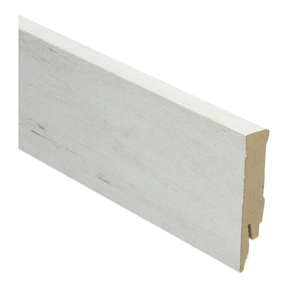 Rechte Folieplint Geloogd Grenen Sneeuw 27149