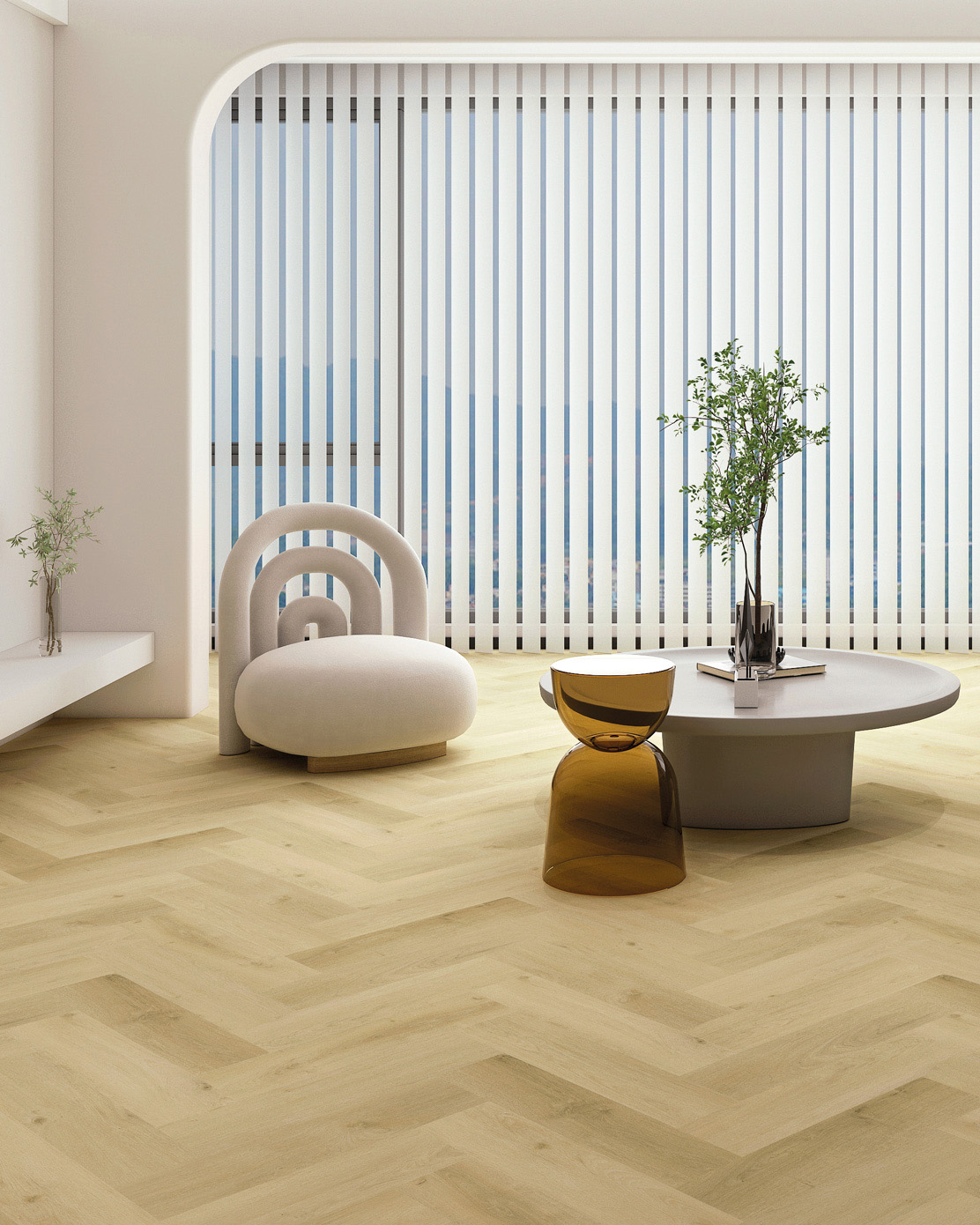 Luxury Floors Visgraat XL Flardingis Eik