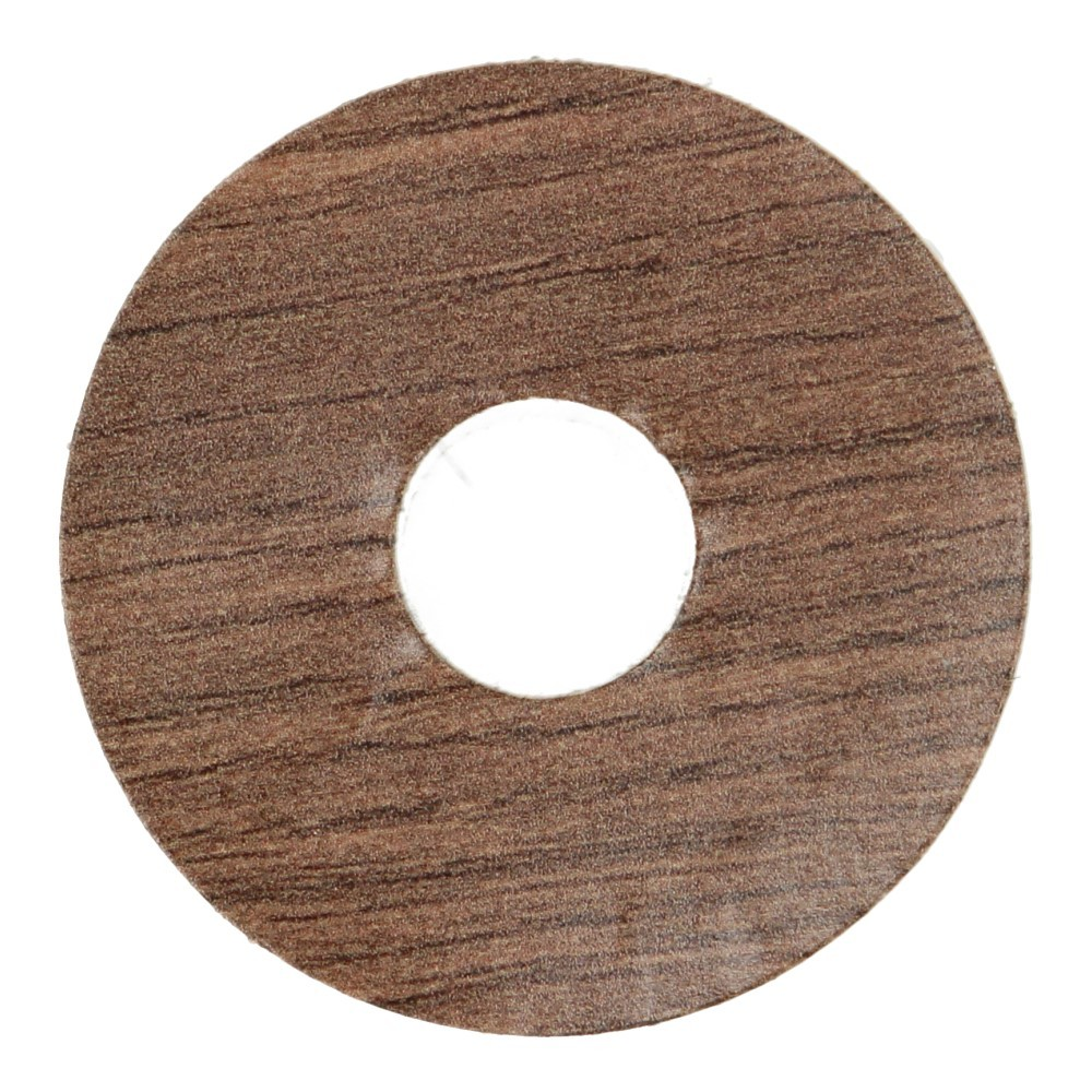 Rozet 17mm Vintage Eik Donkervernist (10 st.) 24057