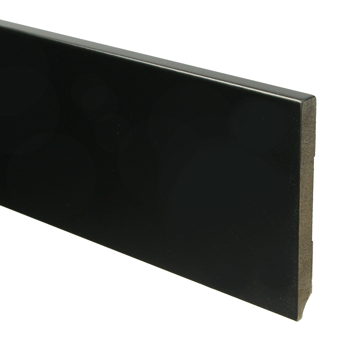 MDF Moderne Plint 120x12 RAL 9005 Zwart 15938