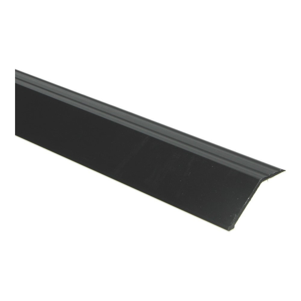 Overgangsprofiel 22 mm 2.7m Aluminium Zwart 51465