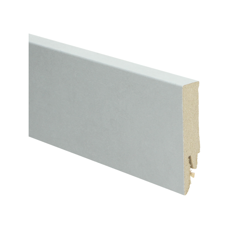 Rechte Folieplint Minimal Lichtgrijs 27236