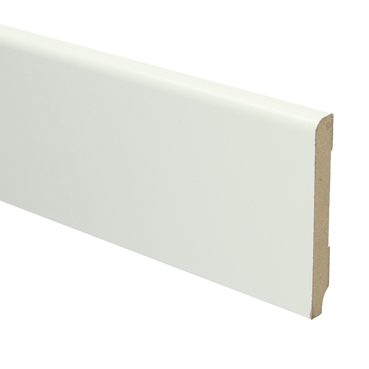 MDF Koloniale Plint 90x12 RAL 9010 Zuiver Wit 16010