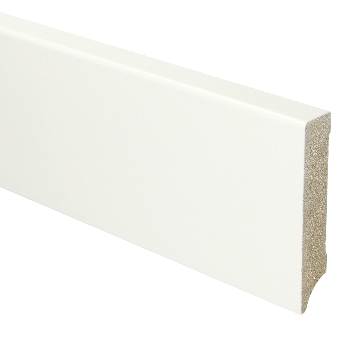 MDF Moderne Plint 90x18 RAL 9016 Verkeerswit 15963
