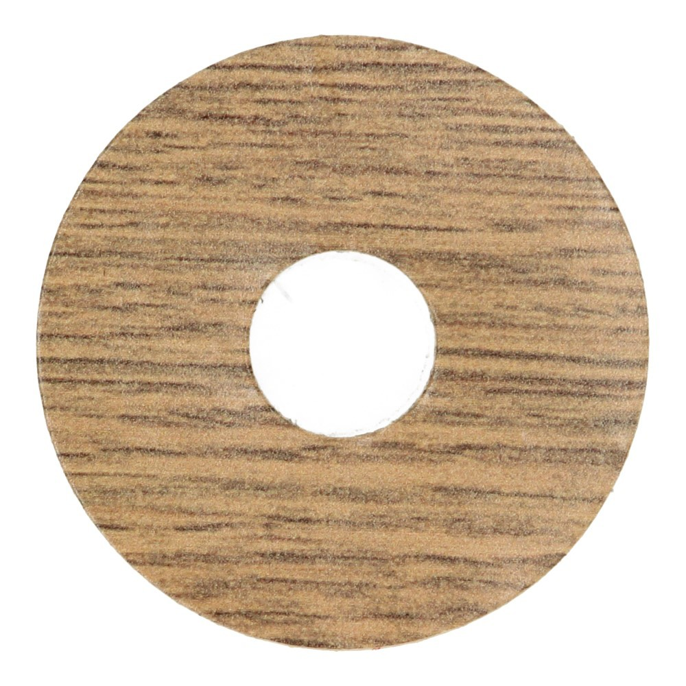 Rozet 17mm Oud Kastanje (10 st.) 24044