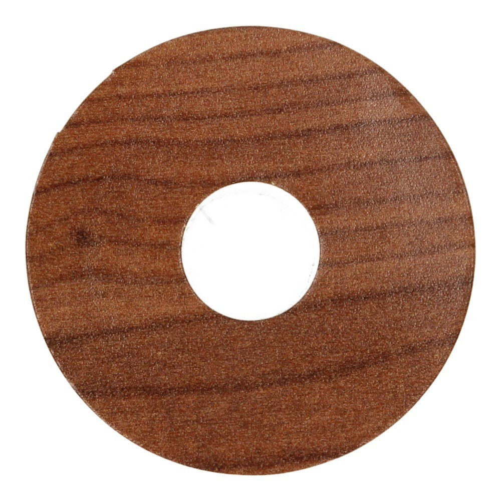 Rozet 17mm Walnoot (10 st.) 24073