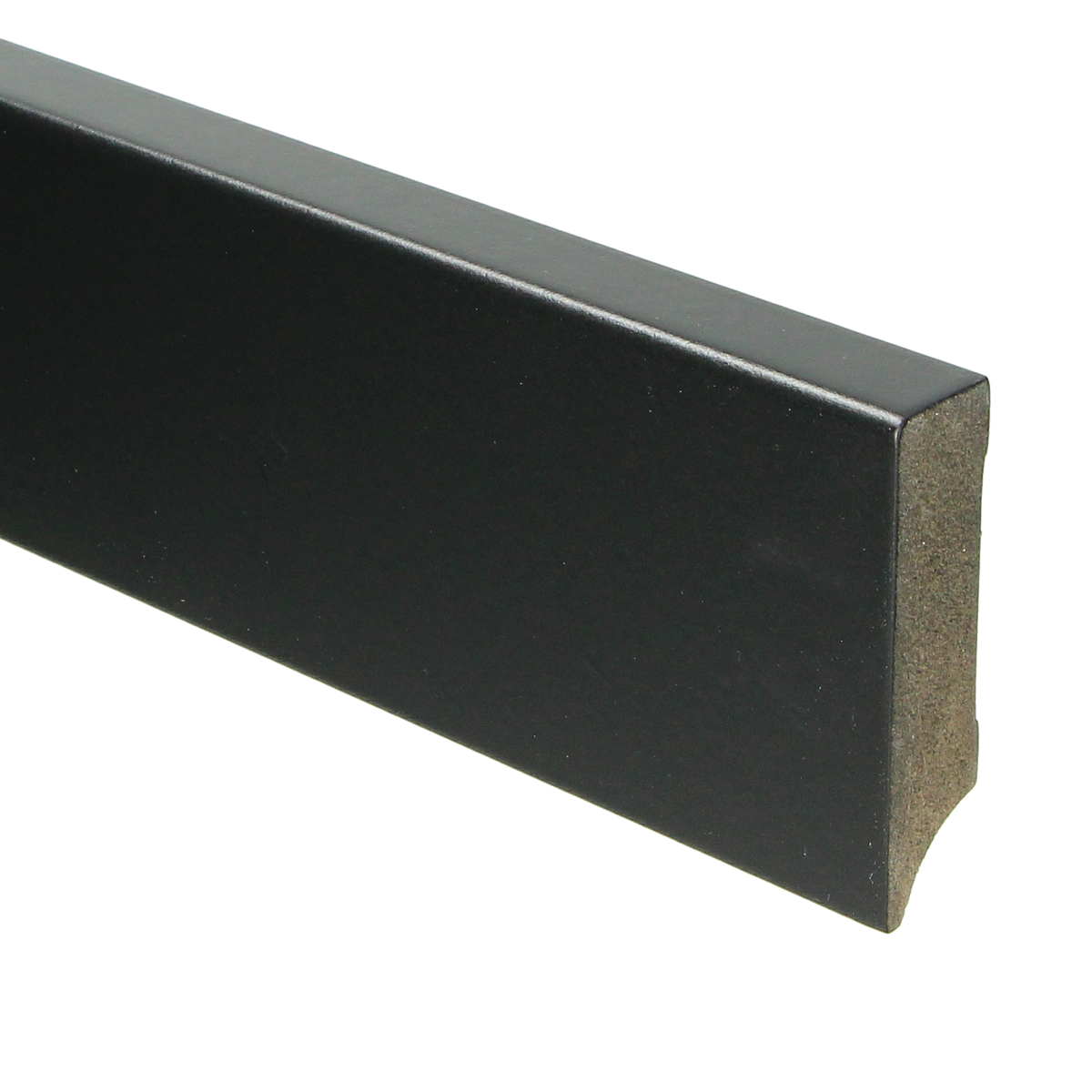 MDF Moderne Plint 70x18 RAL 9005 Zwart 15944