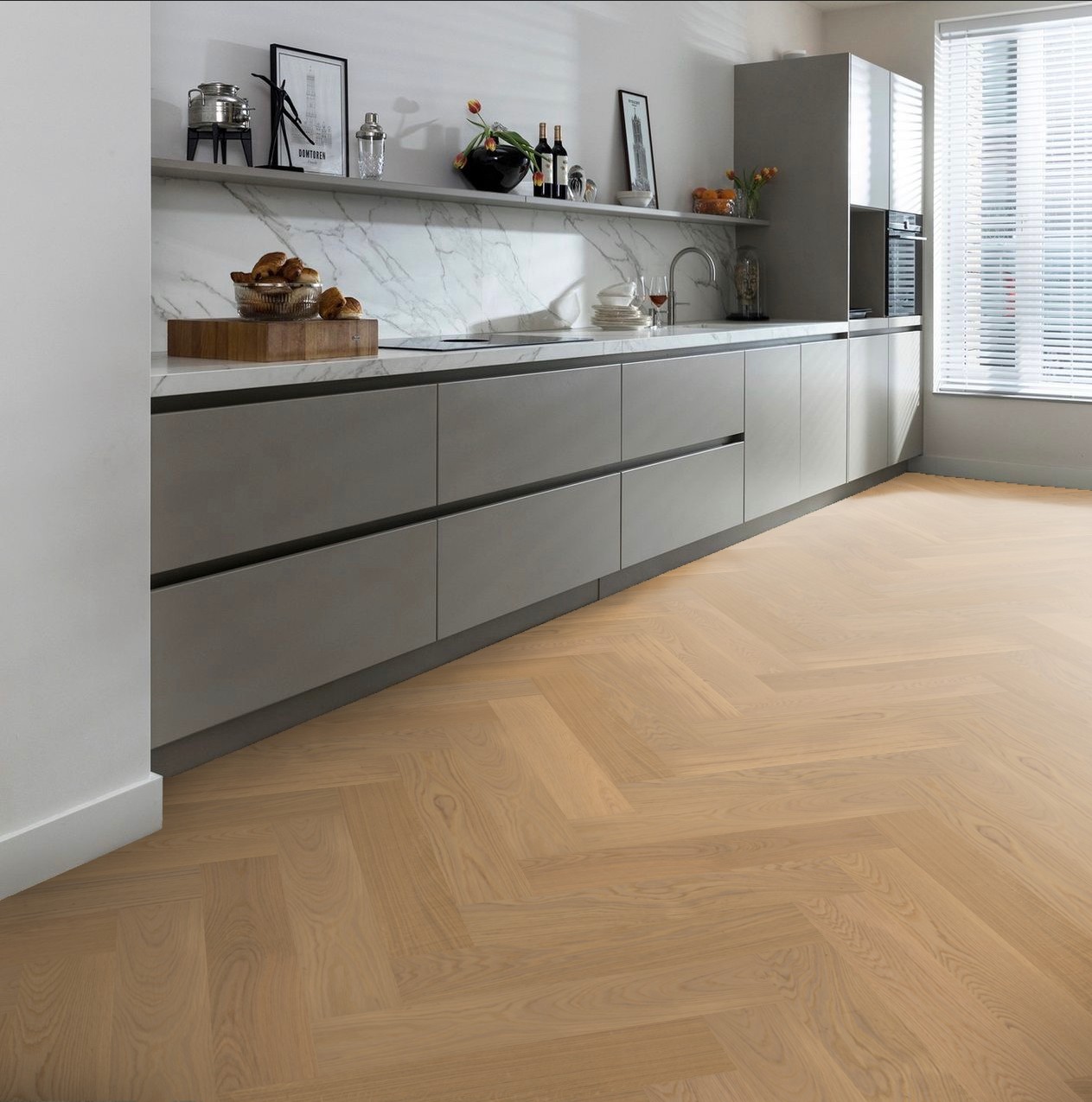 Luxury Floors Visgraat XL Hilfersum Eik