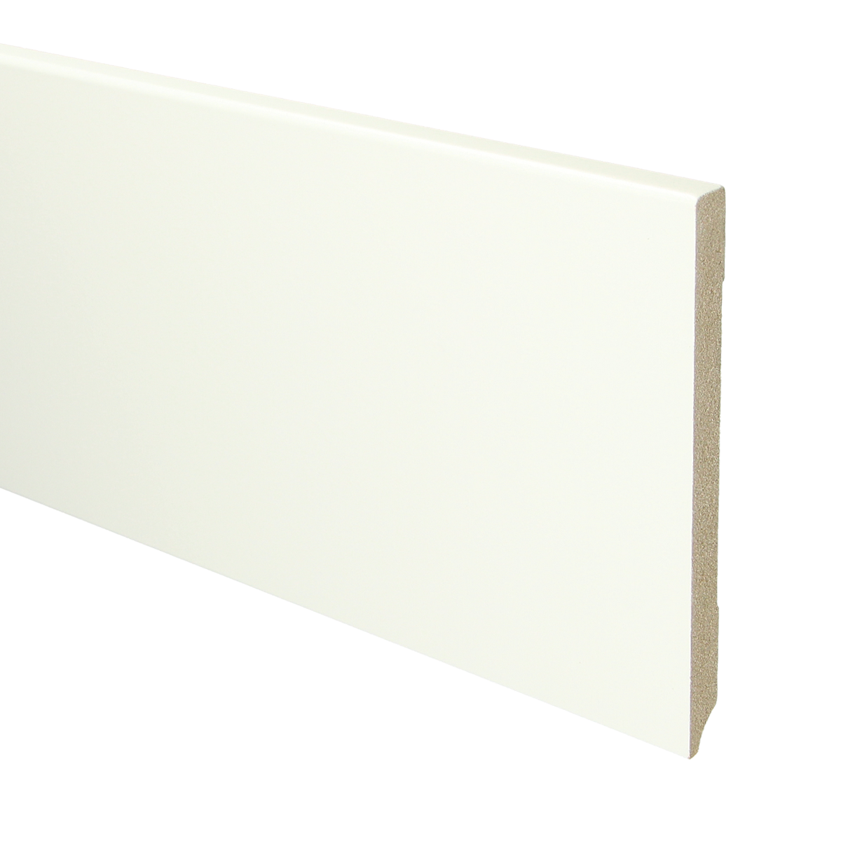 MDF Moderne Plint 150x12 RAL 9016 Verkeerswit 15960