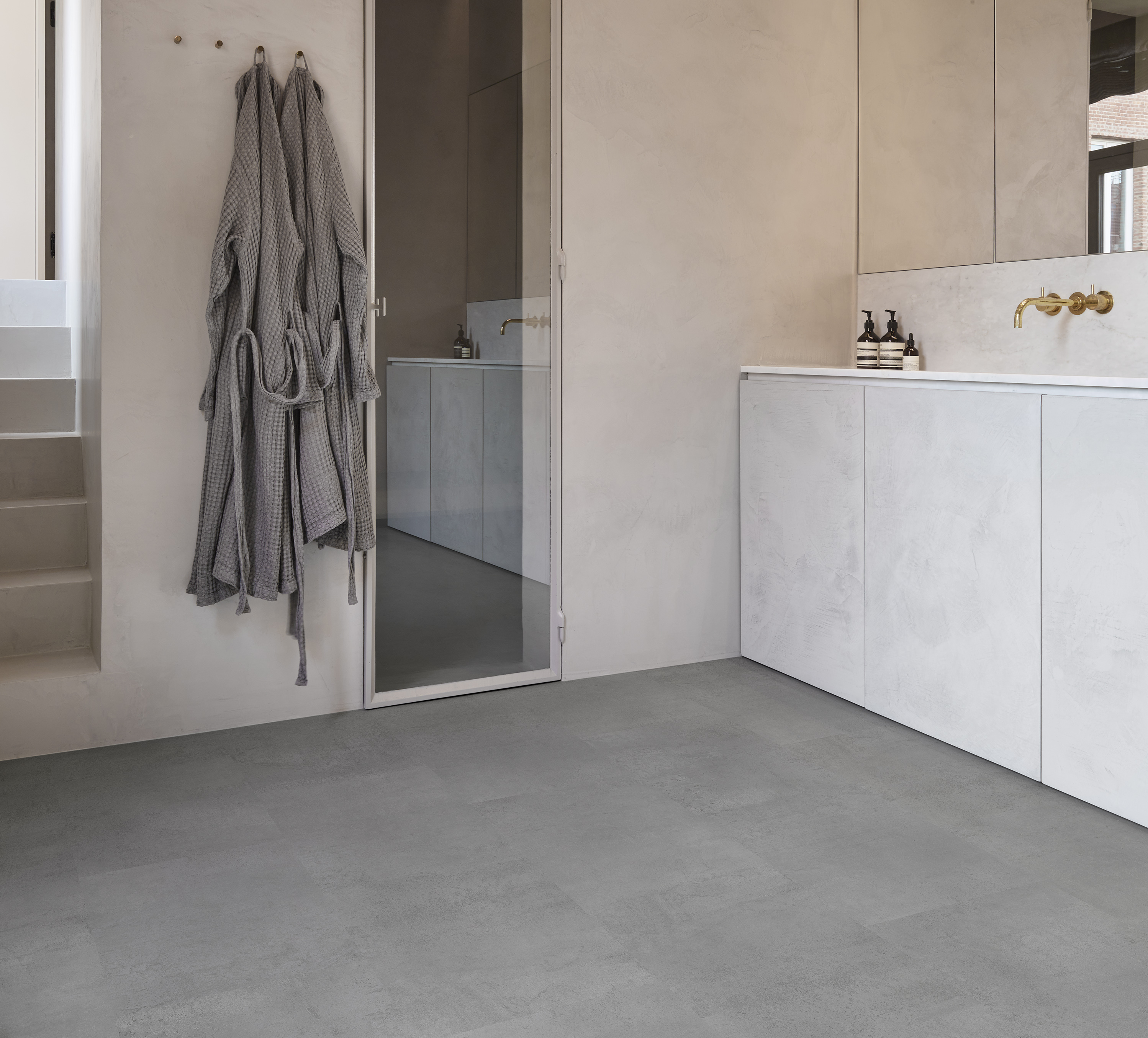COREtec Essentials Tile Series Polished Concrete 95