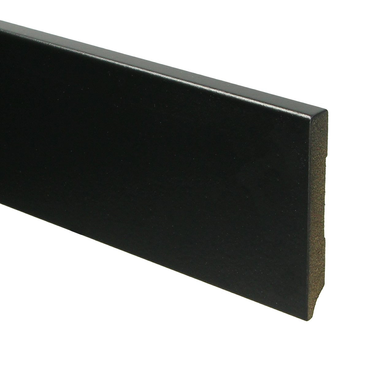 MDF Moderne Plint 90x12 RAL 9005 Zwart 15937