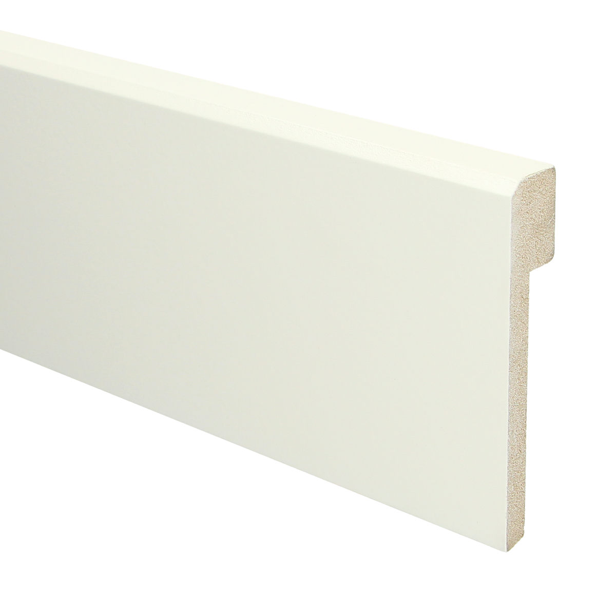 MDF Renovatieplint Klassiek 120x22 RAL 9010 Zuiver Wit 16024