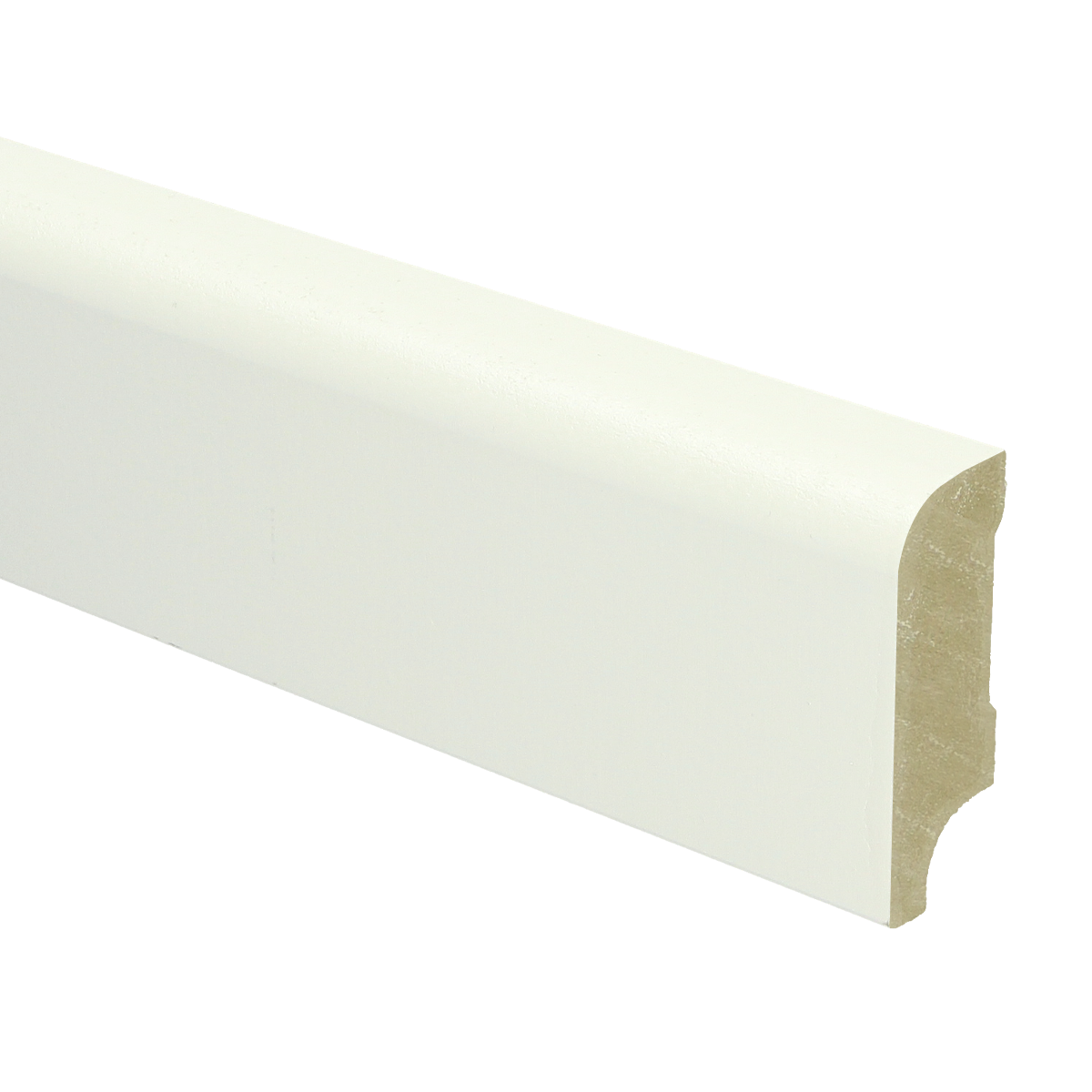 MDF Koloniale Plint 58x22 RAL 9010 Zuiver Wit 16013