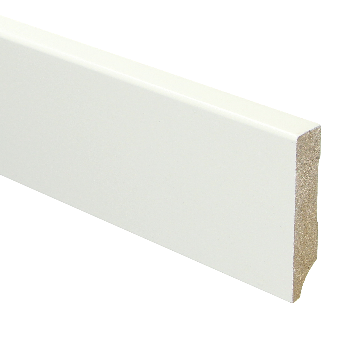 MDF Moderne Plint 70x15 RAL 9016 Verkeerswit 15951