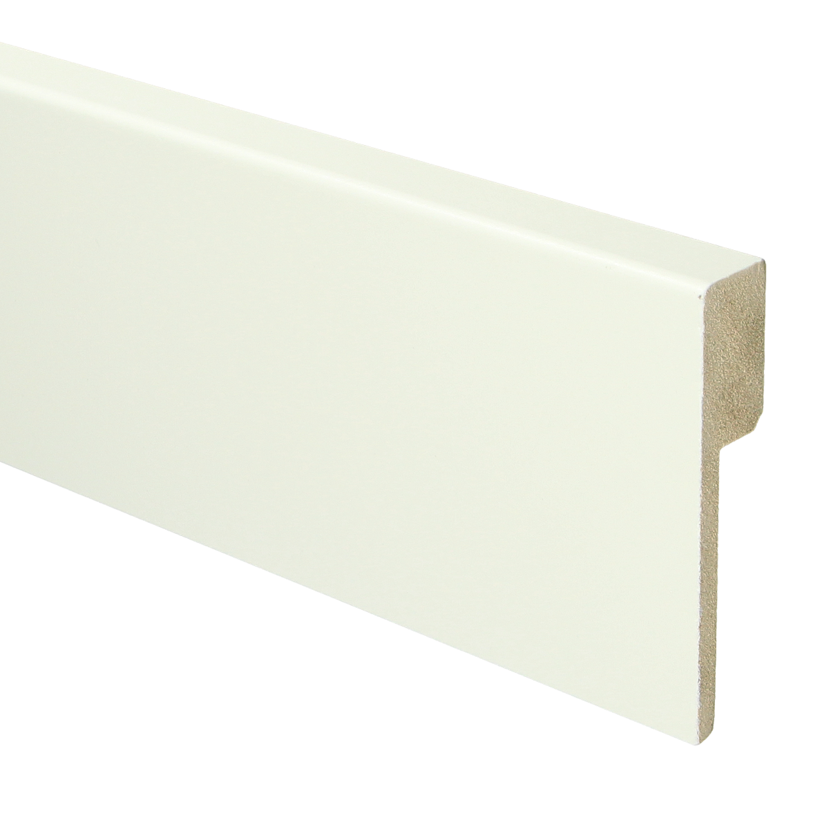 MDF Renovatieplint Modern 90x18 RAL 9010 Zuiver Wit 16022