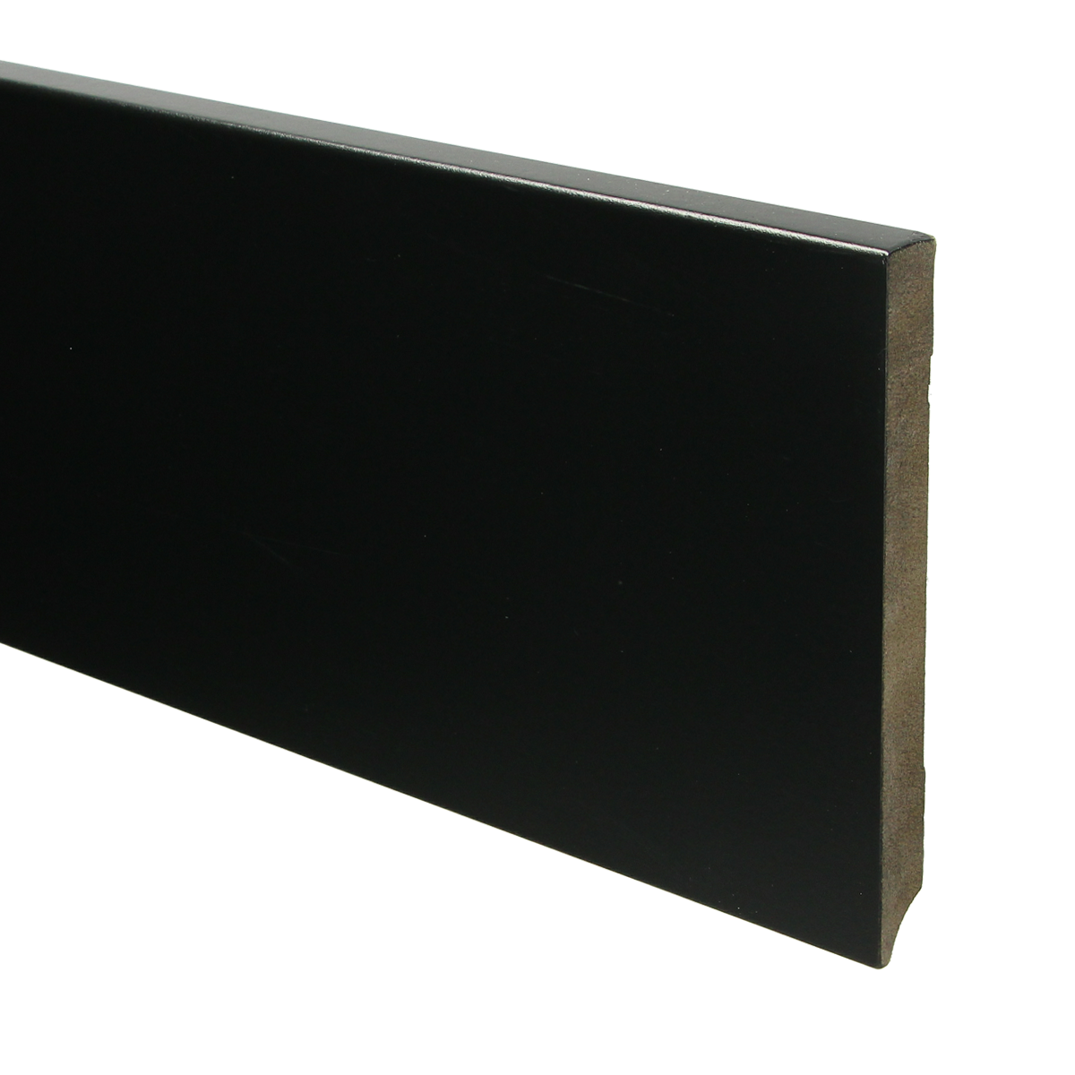 MDF Moderne Plint 150x15 RAL 9005 Zwart 15943