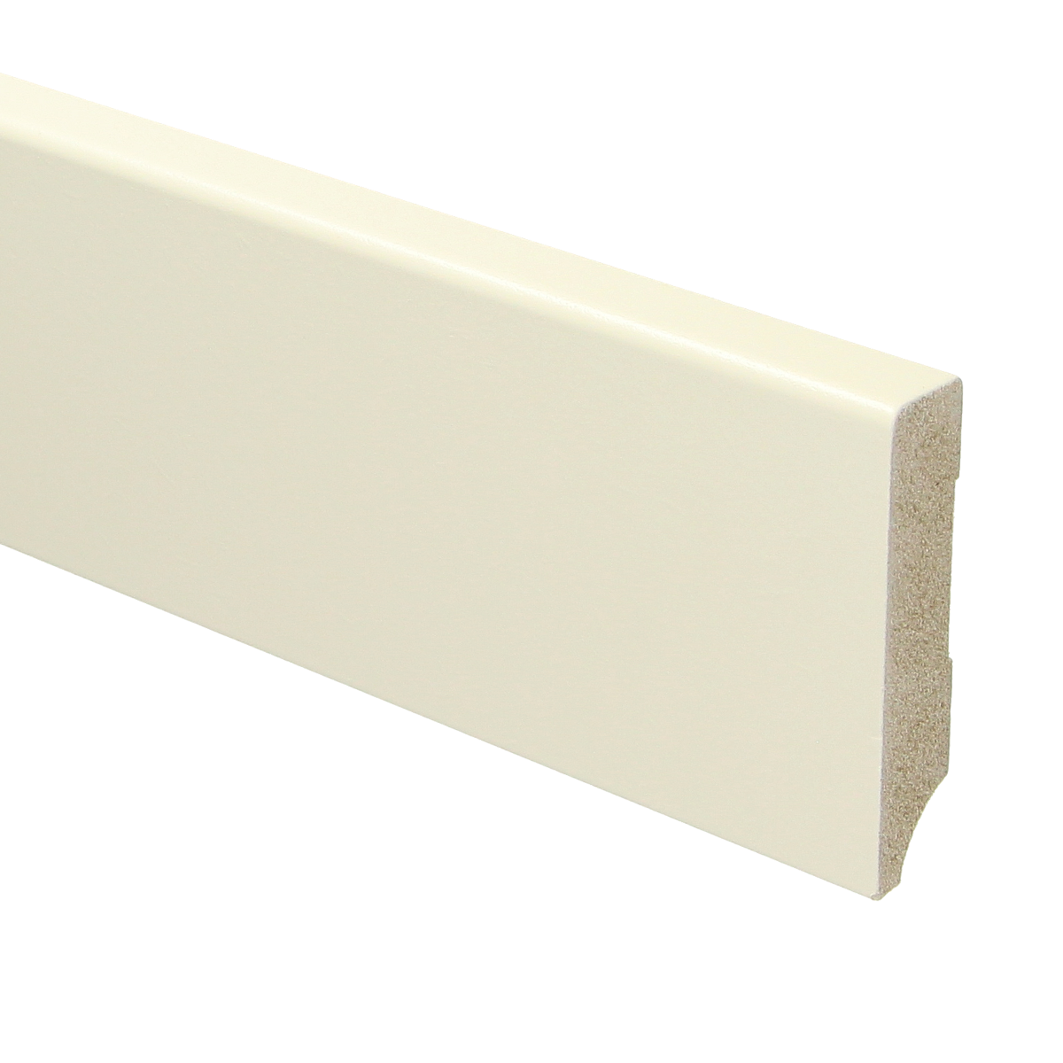 MDF Moderne Plint 70x15 RAL 9001 Cremewit 15927