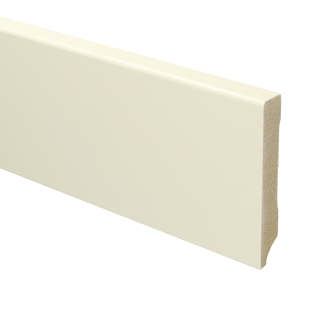 MDF Moderne Plint 90x15 RAL 9001 Cremewit 15928
