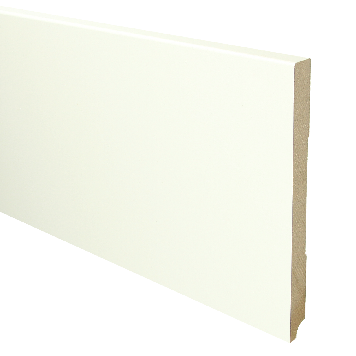 MDF Moderne Plint 190x15 RAL 9010 Zuiver Wit 16039